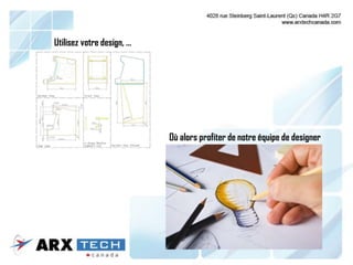 Utilisez votre design, …
Où alors profiter de notre équipe de designer
 