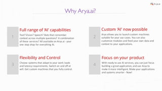 Arya.ai artificial intelligence platform vinay kumar | PDF