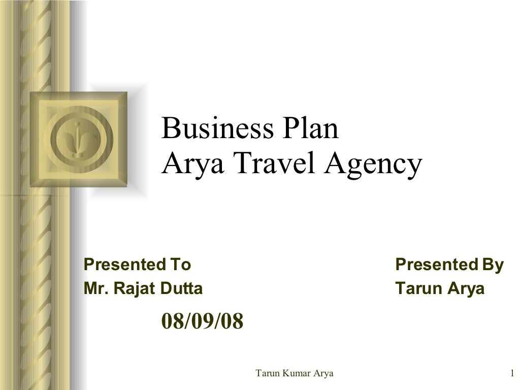 travel agency business plan in india