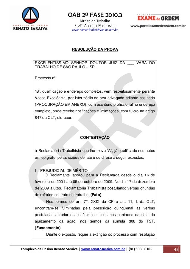 Artigo 42 clt