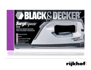 Black & Decker Iron Product Packaging
