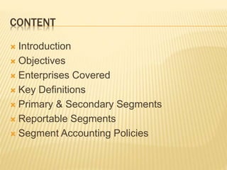Accounting Standard 17 | PPTX
