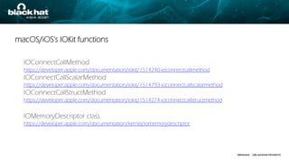 Iokit Steps Racing the Dark: A New TOCTTOU Story from Apple's Core | PDF