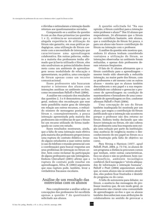 As Concepções de Professores