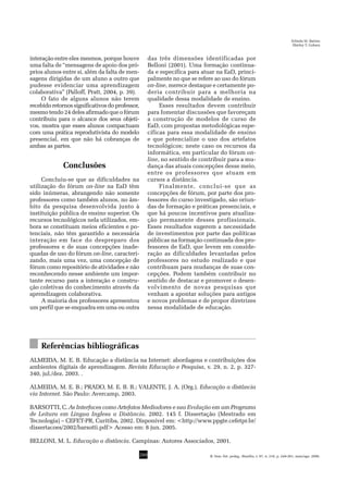 As Concepções de Professores