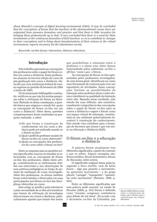 As Concepções de Professores