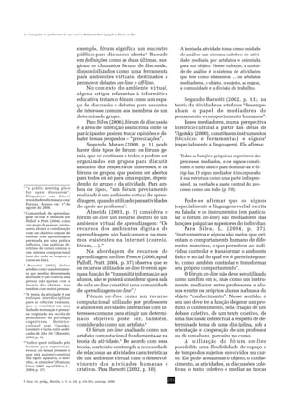 As Concepções de Professores