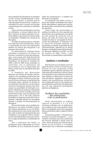 As Concepções de Professores