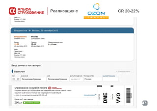 Реализация c

CR 20-22%

47

 