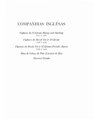 As Minas da Panasqueira