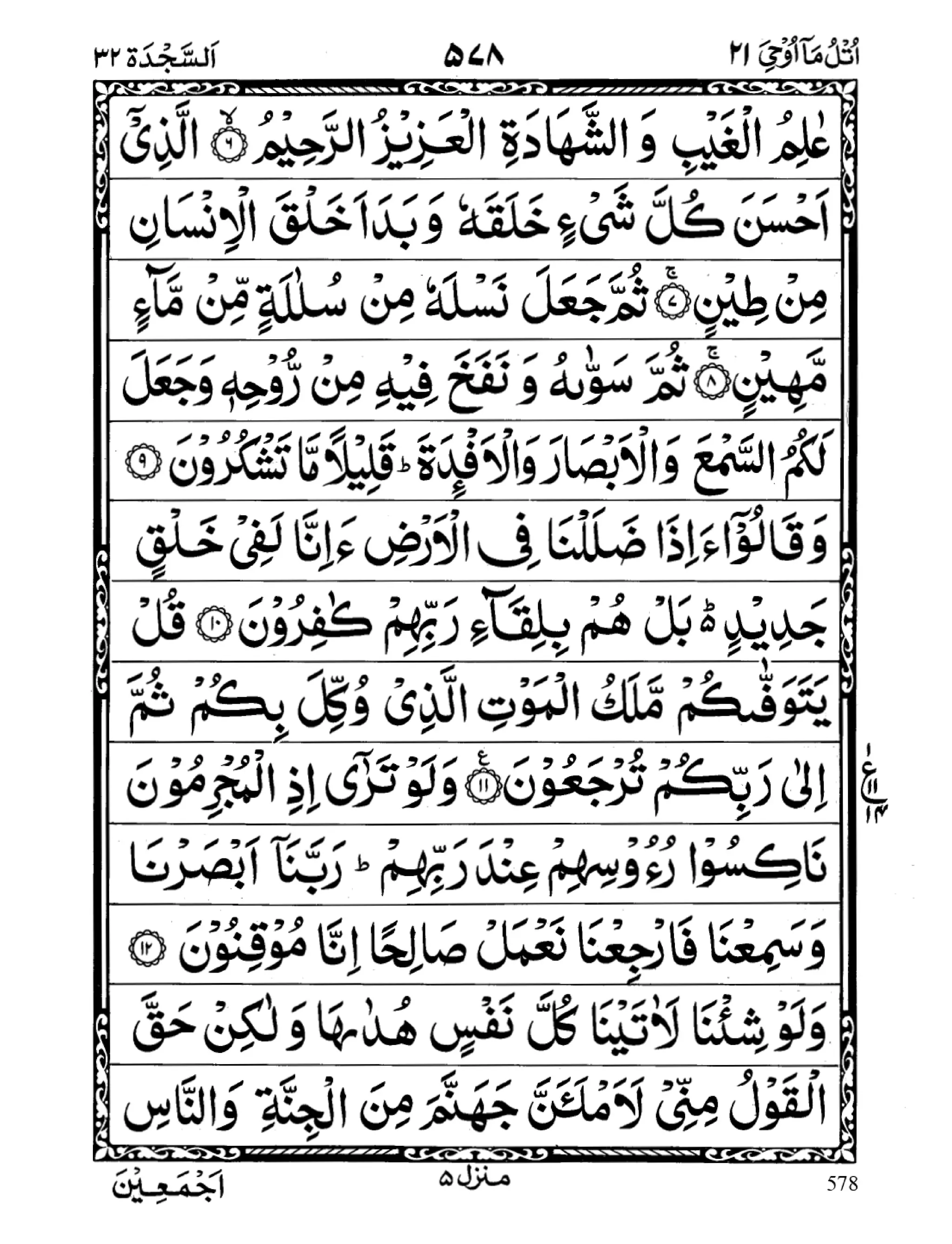 Surah Sajdah | PDF