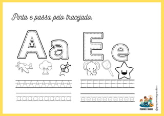 @pequenosegraudoss
Pinta e passa pelo tracejado.
 