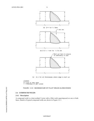 As1554.1 2011-welding steel structure | PDF
