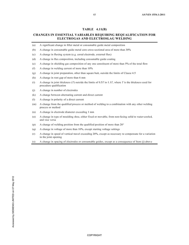 As1554.1 2011-welding steel structure | PDF