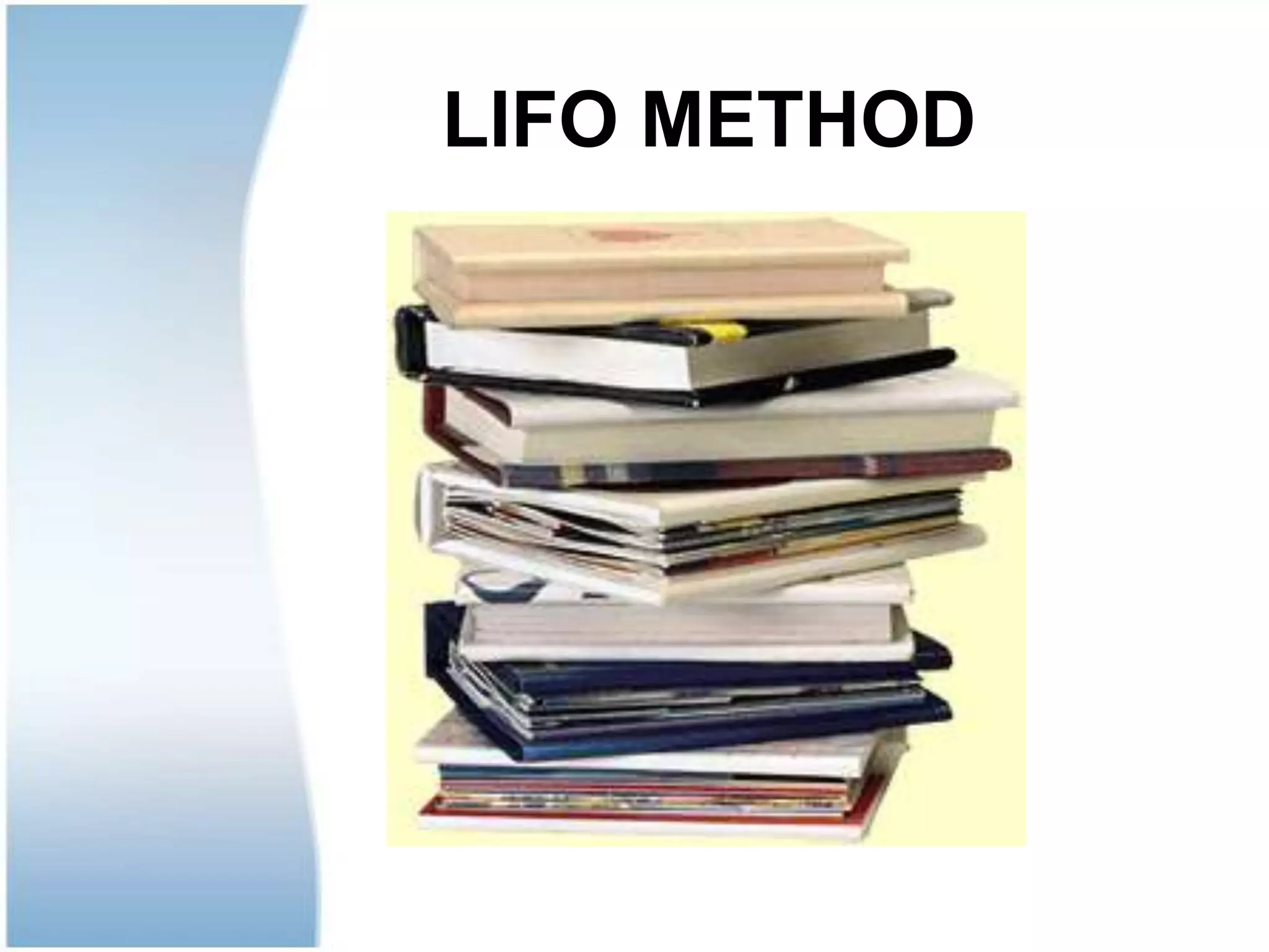 Methods of computing InventoriesFirst-in, First-out (FIFO)Last-in, First-out (LIFO)Weighted-average cost (WAC)