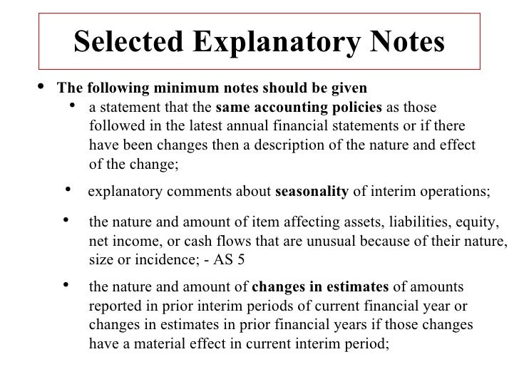 As 25 Interim Financial Reporting As 25 Interim Financial Reporting