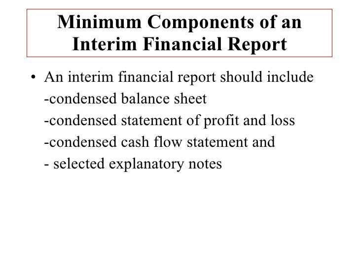 INTERIM FINANCIAL REPORTING PDF DOWNLOAD INTERIM FINANCIAL REPORTING PDF DOWNLOAD