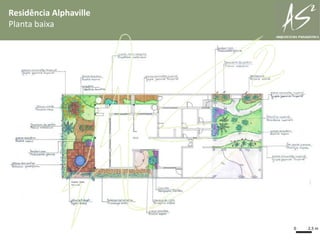 Residência AlphavillePlanta baixa0            2,5 m