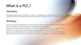 PLC and Micro Controllers | PPTX