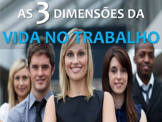 AS   3 DIMENSÕES DA
VIDA NO TRABALHO
 