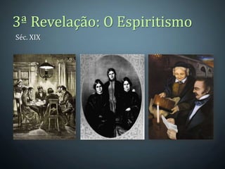 3ª Revelação: O Espiritismo
Séc. XIX
 