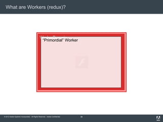 What are Workers (redux)?




                                               WorkerDomain
                                ...