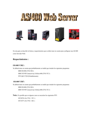 As400web server | DOC