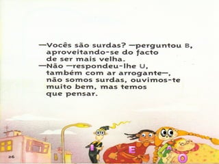 As 5 amigas   vogais