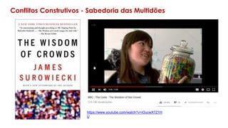 Conflitos Construtivos - Sabedoria das Multidões
https://www.youtube.com/watch?v=iOucwX7Z1H
U
 