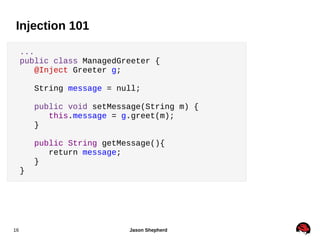 Non Embeddable EJB container 