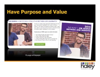 Have Purpose and Value
18-page whitepaper
 