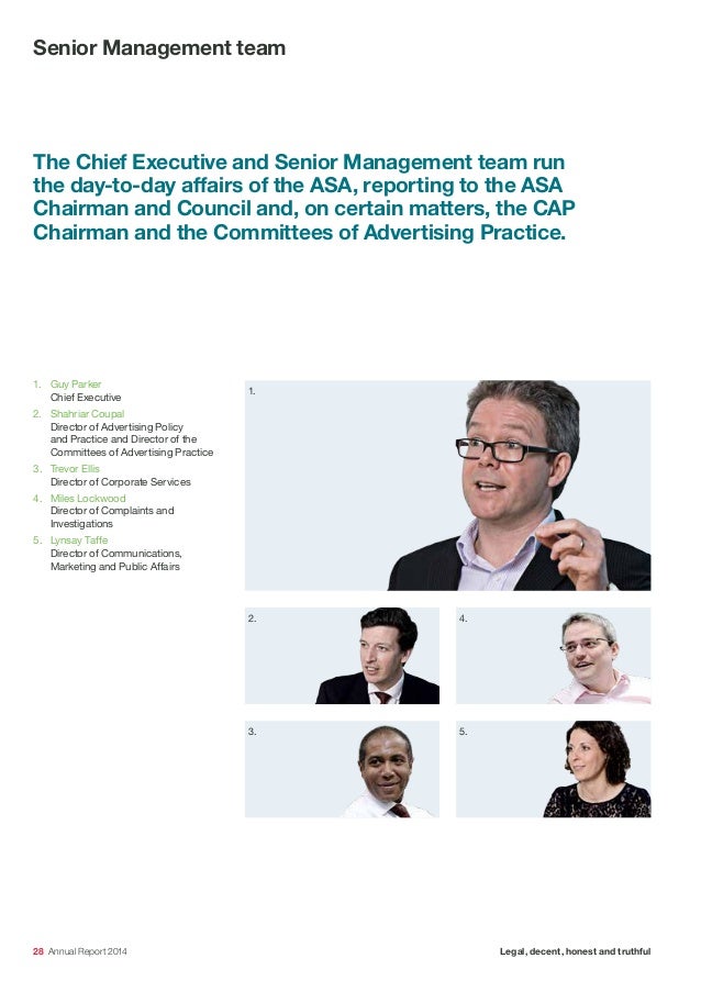 ASA (Advertising Standards Authority ) Annual Report 2014