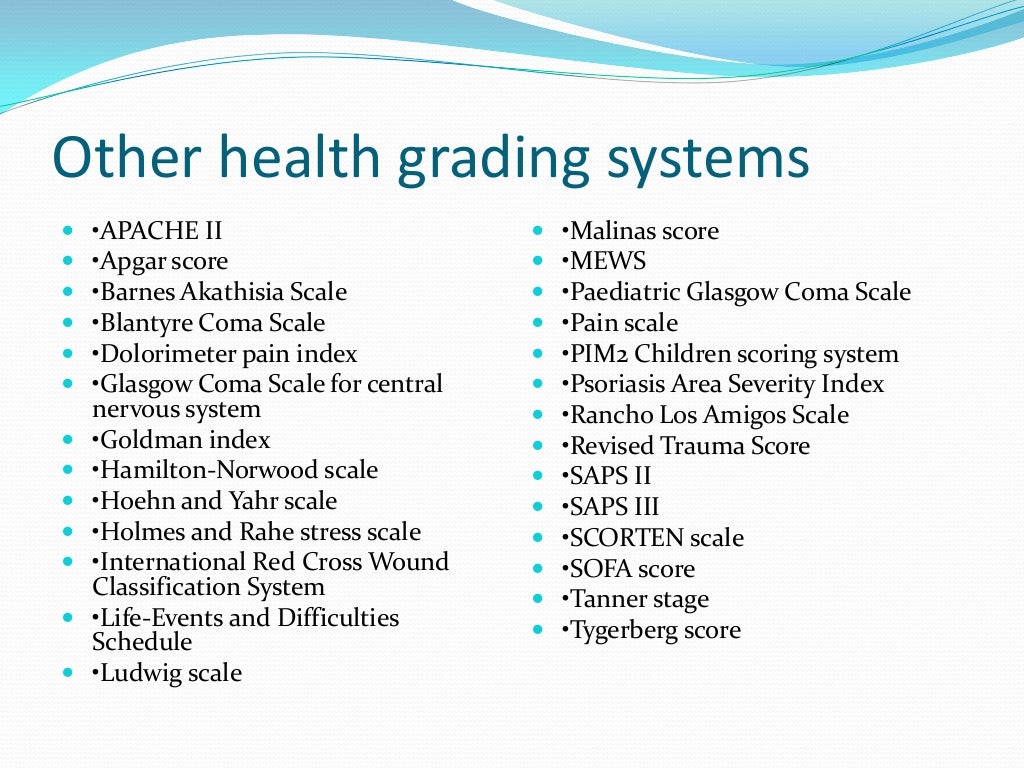 Asa classification