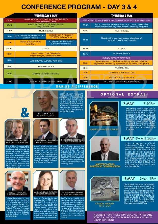 ASA Conference Brochure
