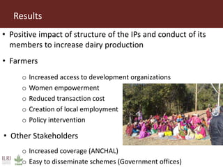 Impact evaluation of innovation platforms to increase dairy production: A case from Uttarakhand, northern India