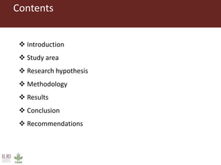 A gendered assessment of the Mulukanoor Women’s Cooperative Dairy value chain, Telangana, India