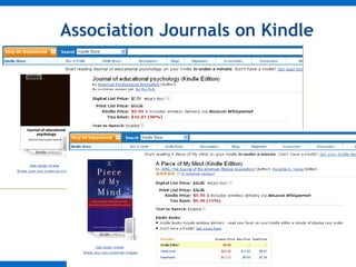 Association Journals on Kindle 
