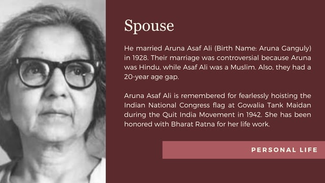 Asaf Ali - Freedom Fighters of India (Pride of India) | PPT