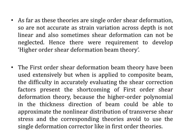 Nonlinear Beam theory | PPT
