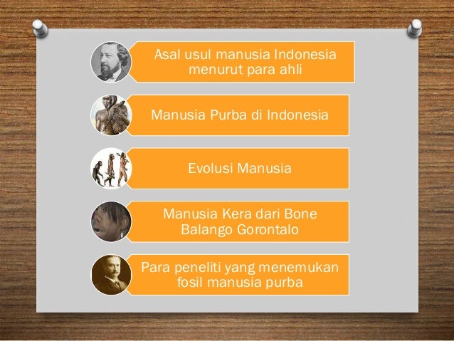 Asal Usul Dan Persebaran Manusia Di Kepulauan Indonesia