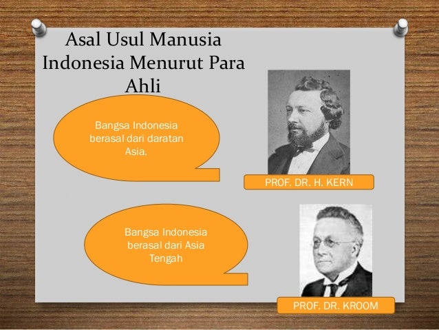Asal usul dan persebaran manusia di kepulauan indonesia