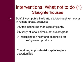 Livestock revolution: Exploiting the potential of Kenya's Arid and Semi Arid lands, November 2008