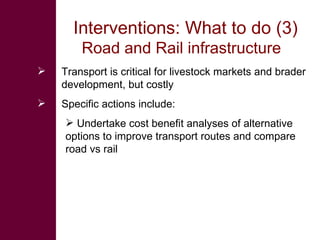 Livestock revolution: Exploiting the potential of Kenya's Arid and Semi Arid lands, November 2008