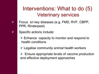 Livestock revolution: Exploiting the potential of Kenya's Arid and Semi Arid lands, November 2008