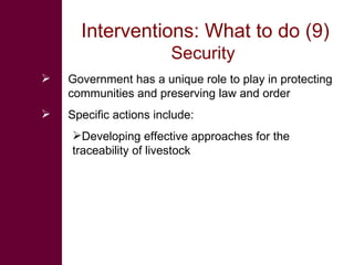 Livestock revolution: Exploiting the potential of Kenya's Arid and Semi Arid lands, November 2008
