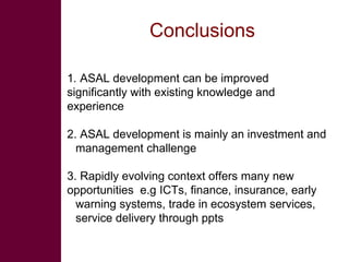 Livestock revolution: Exploiting the potential of Kenya's Arid and Semi Arid lands, November 2008