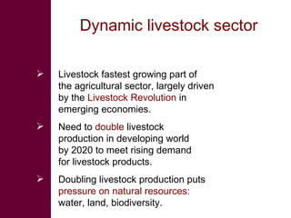 Livestock revolution: Exploiting the potential of Kenya's Arid and Semi Arid lands, November 2008