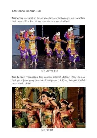 Asal Tarian