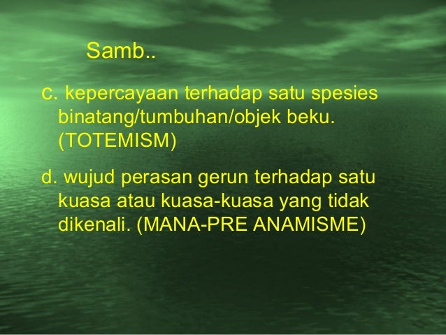 Asal Usul Agama