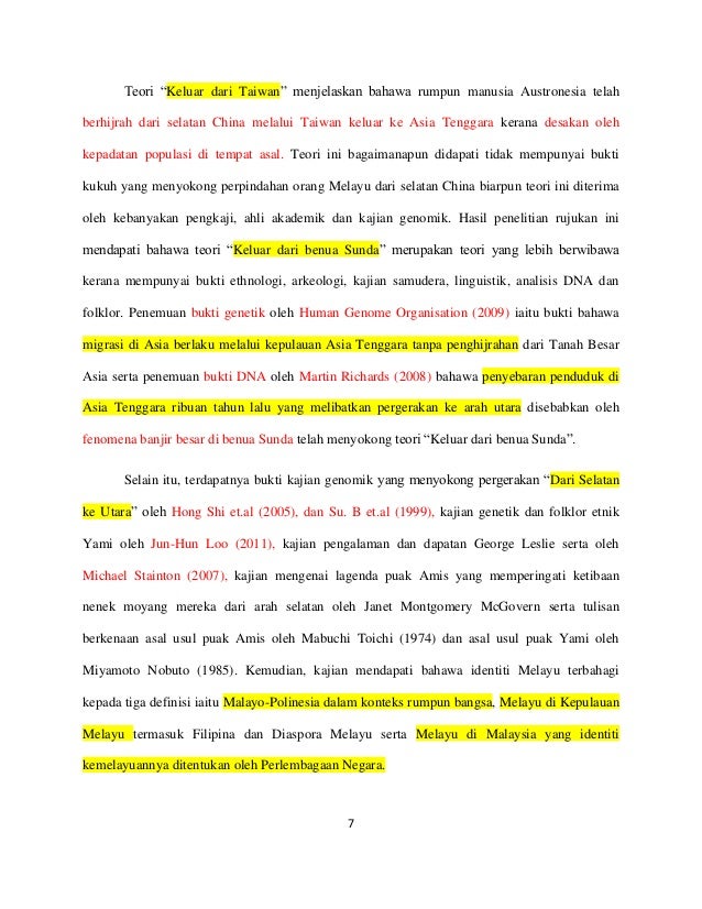 Asal Usul Bahasa Dan Bangsa Melayu Artikel